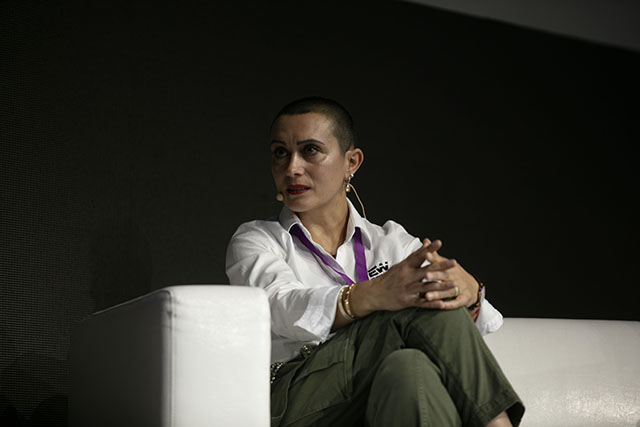Oti Cabadas, en el 2º Congreso de la Mujer en el Transporte